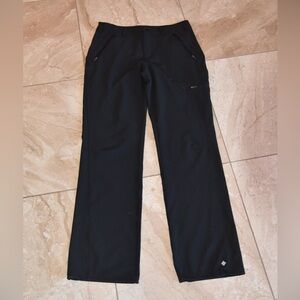 Columbia Omni sheild Black Casual Pants zipper pockets size 10
